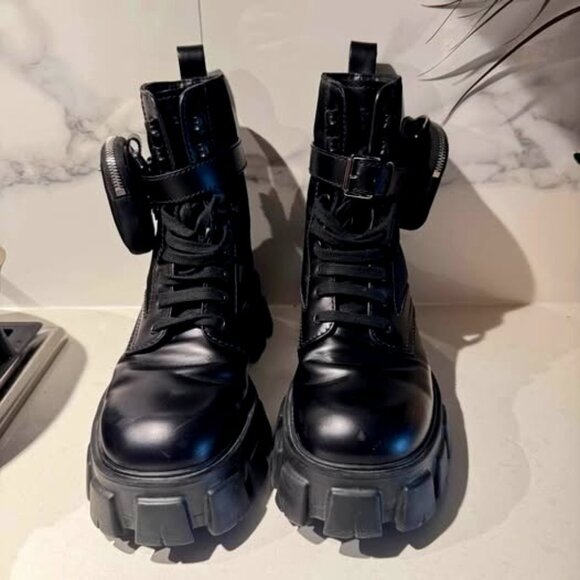 Prada Monolith Boots - Picture 1 of 3